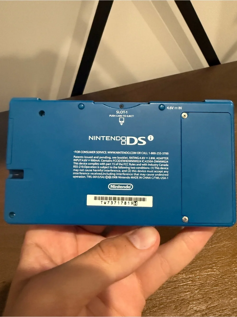 Nintendo DSI Teal Handheld Console -blue